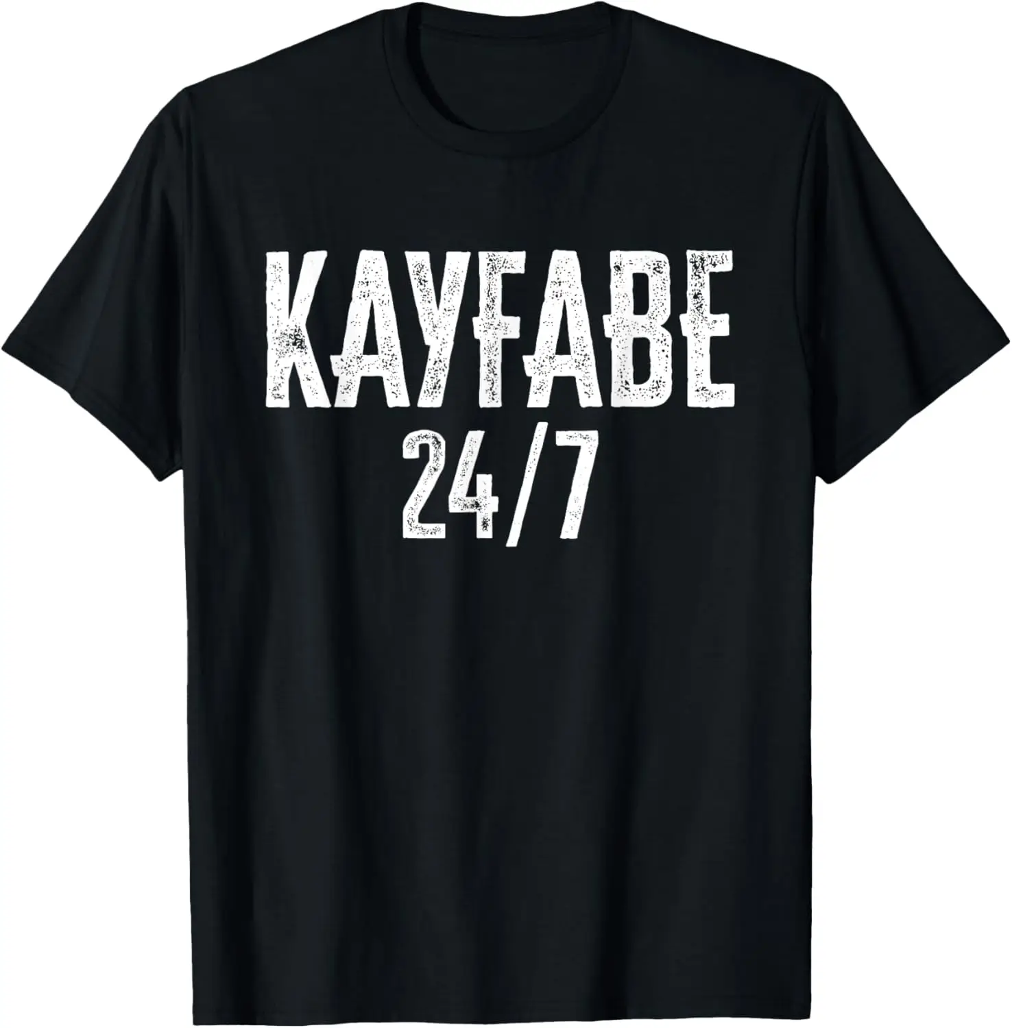 

Kayfabe 24/7 — забавная футболка Pro Wrestling Smark