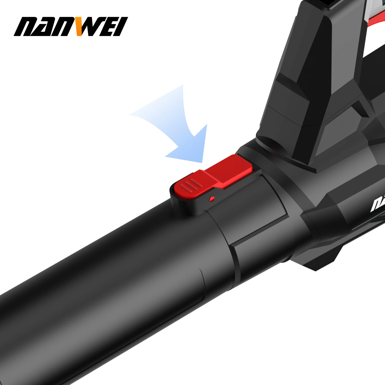21V Industrial Storm Dust Removal Hair Dryer Violent Snow Blower High-Power Battery Operated Plastic Brushless Motor