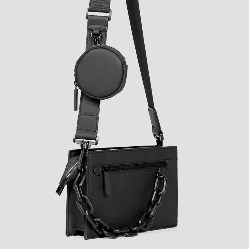 Nowa męska torba na ramię Box Crossbody Bag Casual Fashion Designer Crossbody Bag Men 2 IN1 Messenger Square Bag Envelope Hand Bag