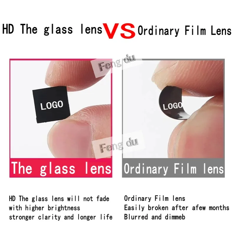 2 قطعة ل لامبورغيني أوروس أفينتادور هوراكان غالاردو سيارة HD لا يتلاشى LED باب ترحيب كشاف ضوئي شبح الظل ضوء