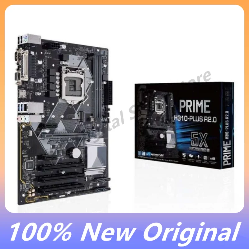 Brand New Original Prime H310-plus R2.0 Motherboard 32gb Lga 1151 Ddr4 Atx Mainboard