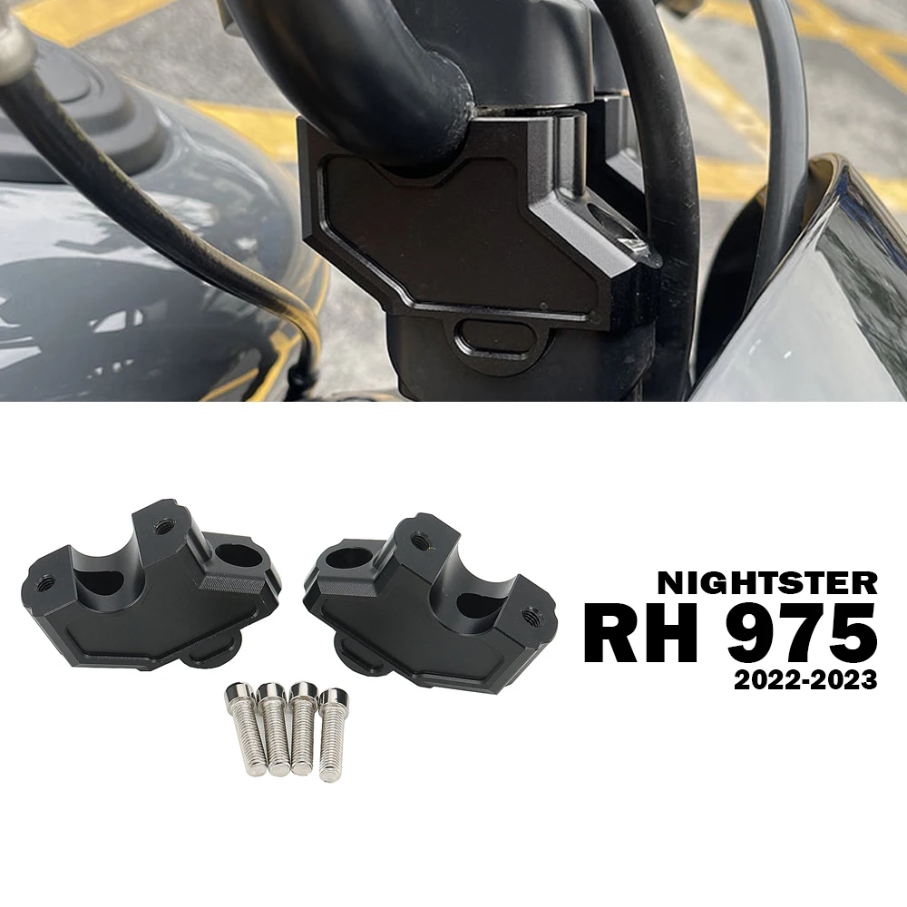 

Motorcycle Handlebar Risers Nightster 975 Accessories for Harley Nightster975 RH975 RH Special 2022 2023 Heighten CNC Aluminum