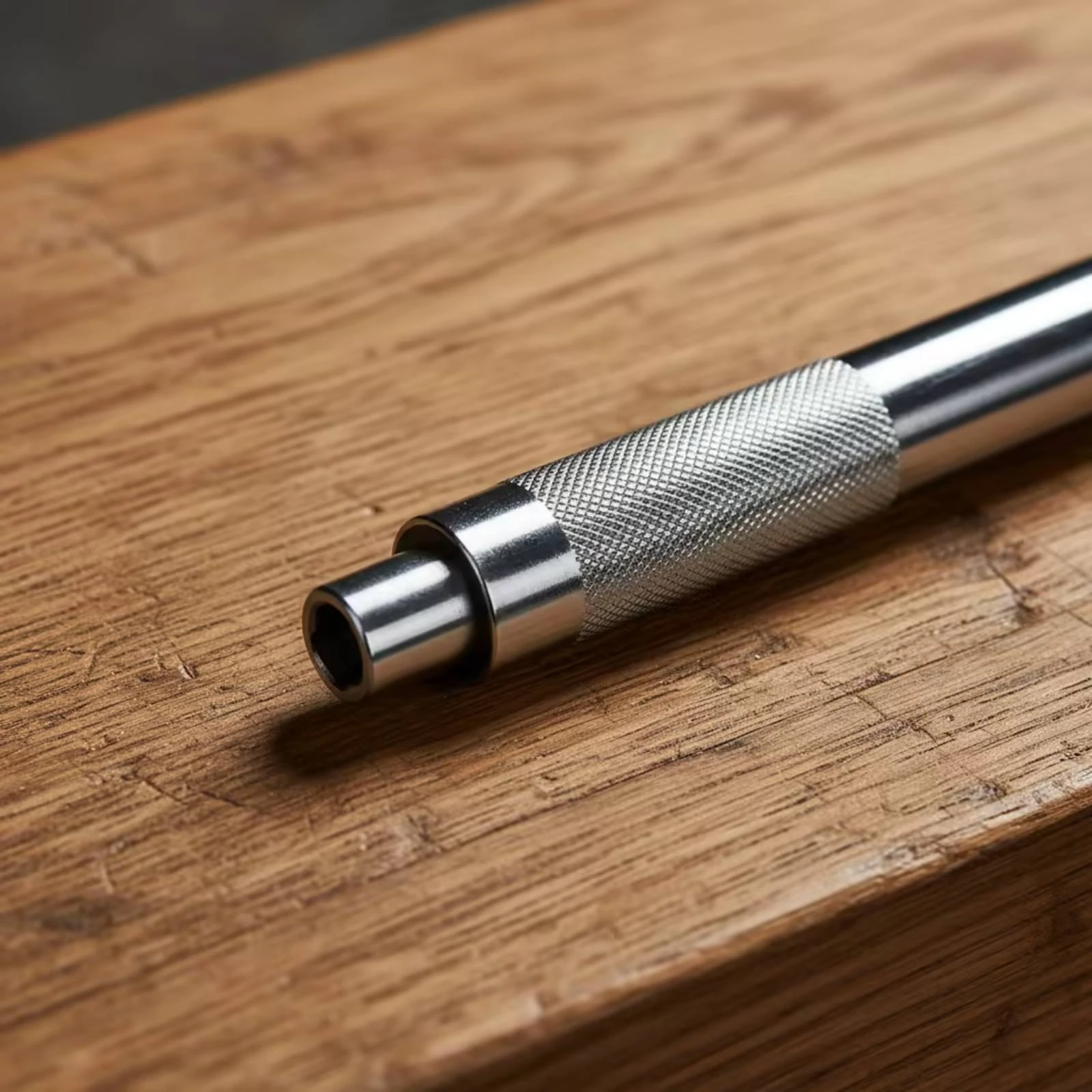 Socket Extension Rod with Knurled Grip Straight Ratchet Extension Bar Tool Sturdy Tight Confined Areas for Mechanics