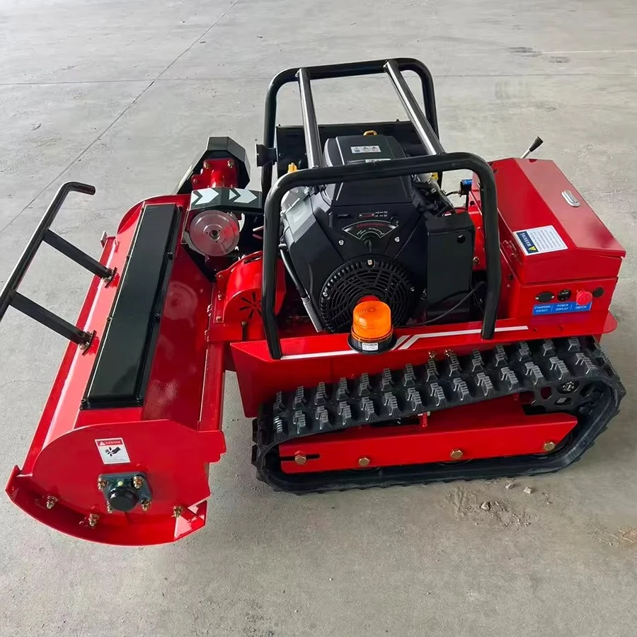 Flail Lawn Mower Zero-turn Self-propelled Wide Cutting Width 8km/h Speed Low Price Adjustable Lift Support OEM