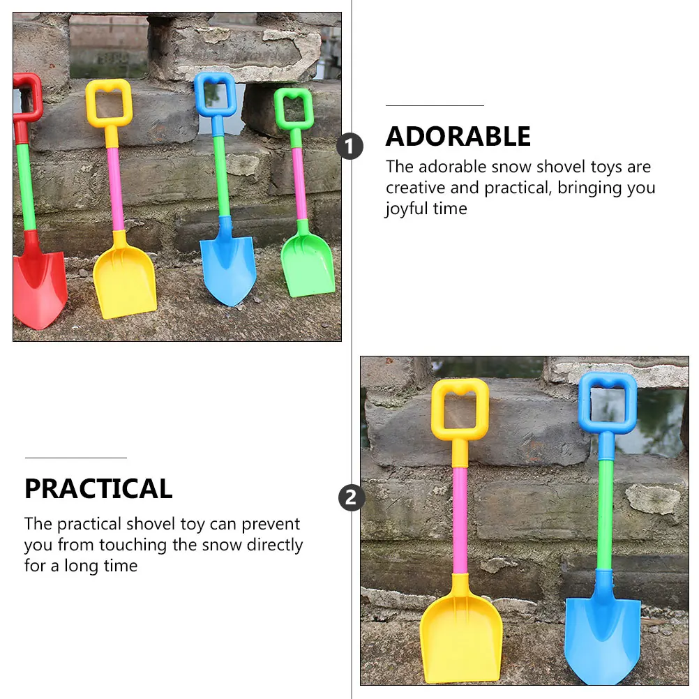 

10Pcs Double Shovel Set Kids Beach Sand Digging Tool with Pointed Flat Head for Outdoor Play Children Activity