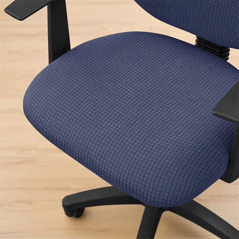 2 teile/satz Wasser Abweisend Büro Stuhl Abdeckung Polar Fleece Stretch Computer Stuhl Schonbezüge Rotierenden Gaming Sitz Abdeckung Schutz – Detail 10