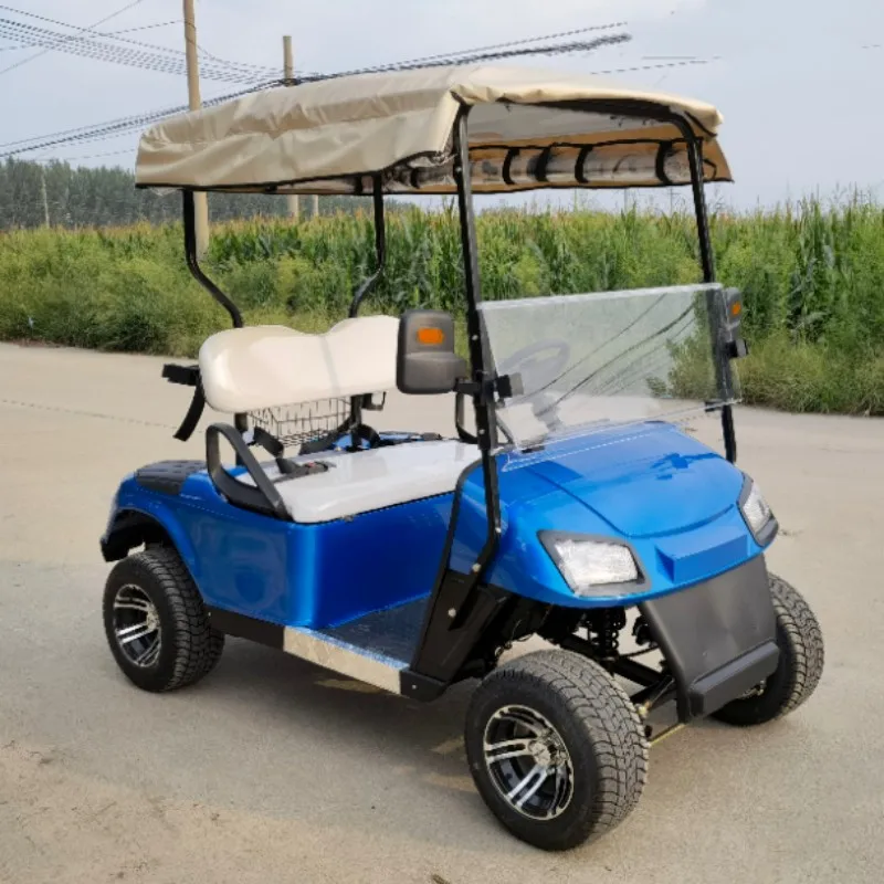 Hot Sale Off Road Street Legal 60V 72V Lithium Battery Karts Car Buggy 2 4 6 Seater Electric Golf Cart