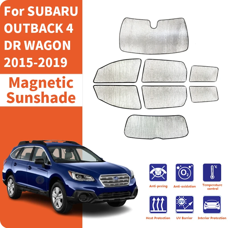 Custom Car Window Sunshade Anti-UV Car Sun Window Visors Sunshade Covers Accessories For SUBARU OUTBACK 4 DR WAGON 2015-2019