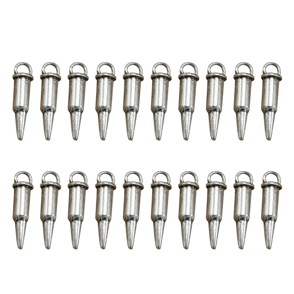 

20PCS Alloy Pendants Charms DIY Jewelry Making Accessory for Necklace Bracelet ( Silver) charm pendant