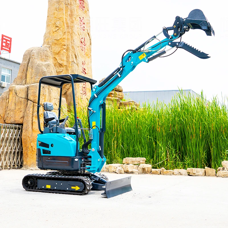 Chinese Mini Excavator 2.5 Ton 2.3Ton 2Ton For Garden Hydraulic Micro Small Digger For Home Mini Digger Customizable For Sale