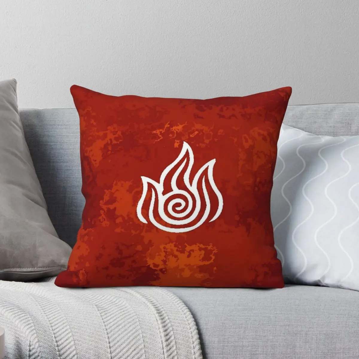 

Avatar Fire Nation Pillowcase Polyester Linen Velvet Pattern Zip Decor Throw Pillow Case Home Cushion Cover Wholesale