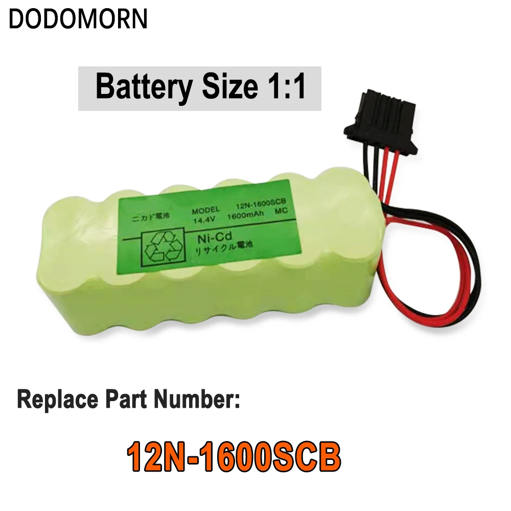 DODOMORN 100% New 12N-1600SCB 14.4V 1600mAh High-Quality Battery Pack With Plug Accessories Parts Fast Delivery+With Free Tools