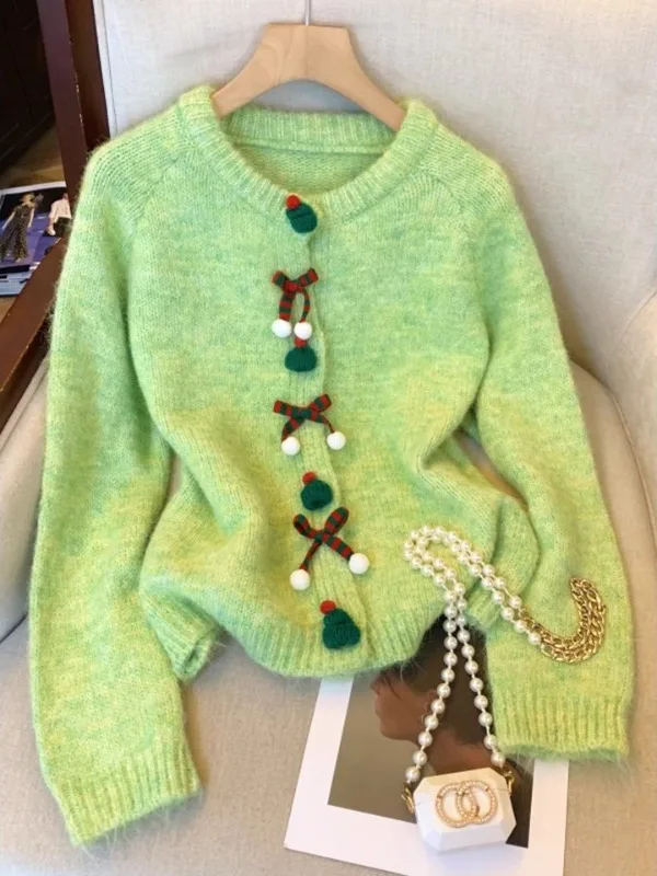 

Вязаный свитер Lu een Lazy Sle, свободный крой, большие размеры, тема Cisas, женская мода для поездок на работу, длинный све, круглый Ne