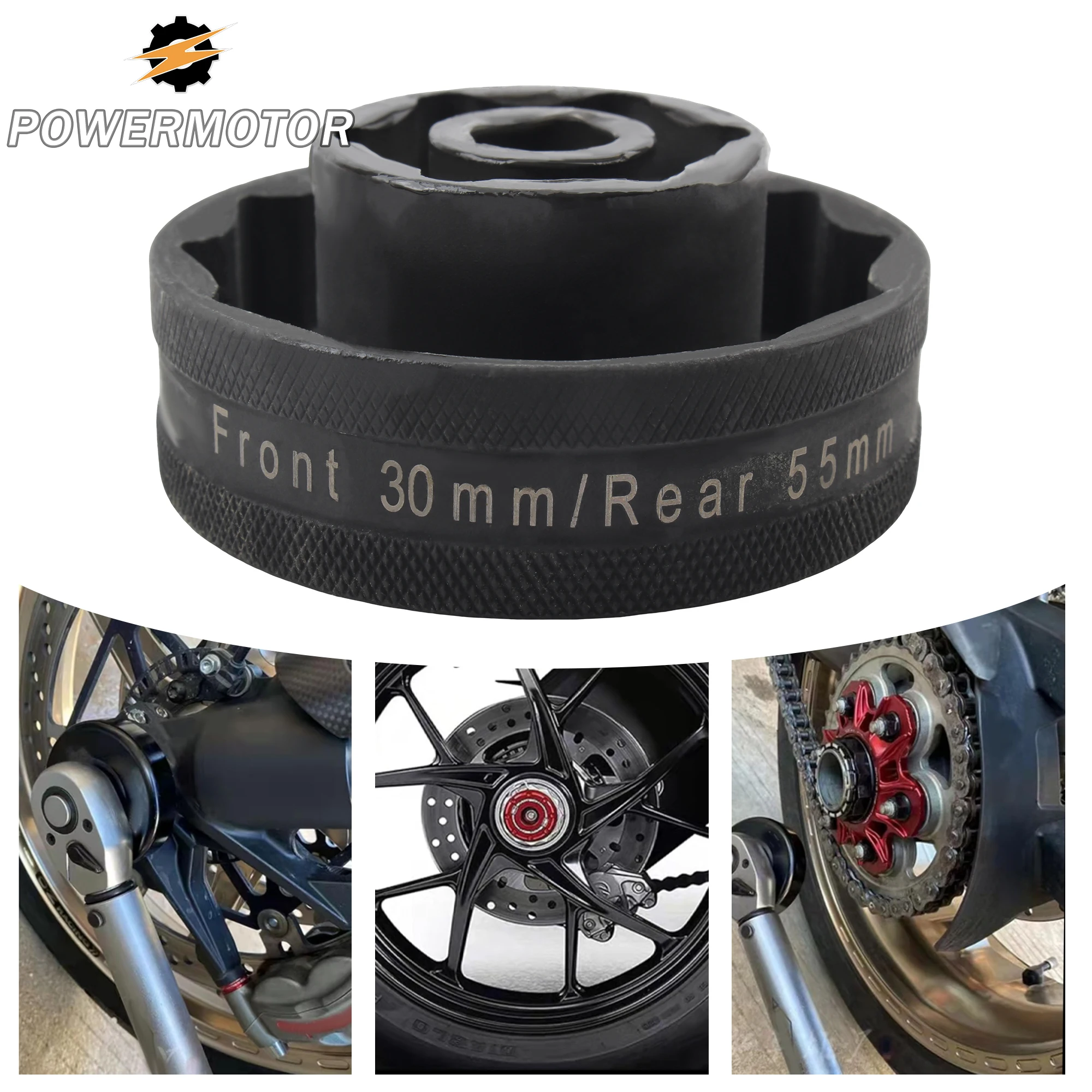 

30mm 50mm Motorcycle Nut Removal Kit 3/8 Inch Drive Wheel Nut Socket Tool For Ducati 1098 1198 1198S 1200S 1299 Supermoto Parts