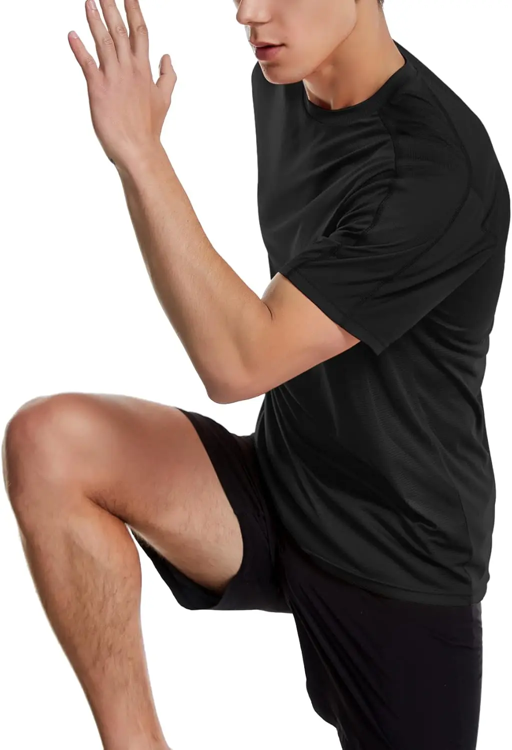 Camisas de entrenamiento para hombre, camisetas ligeras con protección solar SPF de secado rápido, pesca, senderismo, correr
