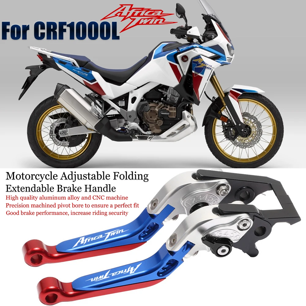 

For Honda crf1000l African twin 2016-2020 Motorcycle Accessories CNC Adjustable Folding Extendable Brake Clutch Levers Handle