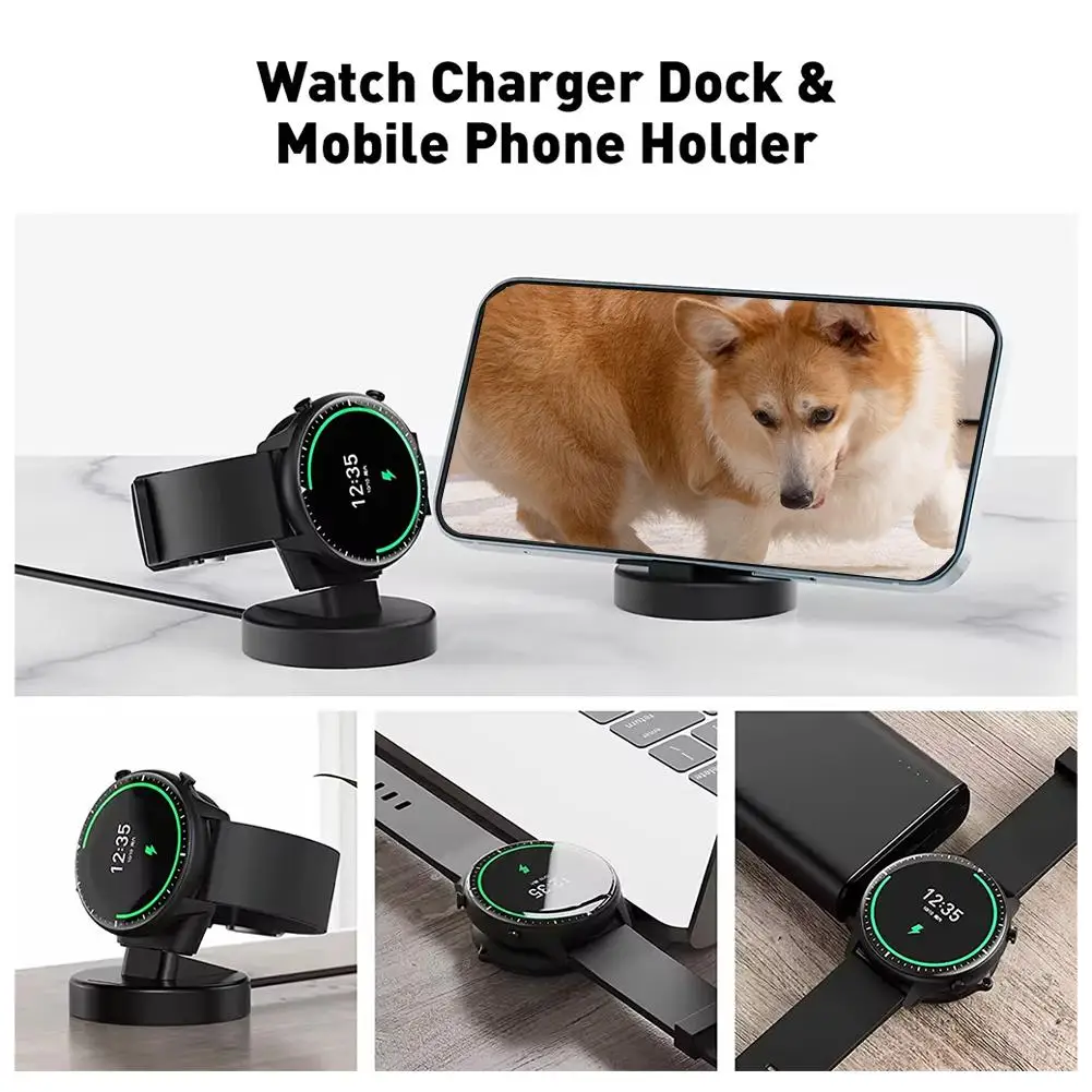  for Xiaomi Watch S3 Water Drop Shape USB Base Set Charger for Xiaomi Watch S3 for Xiaomi Watch Accessories