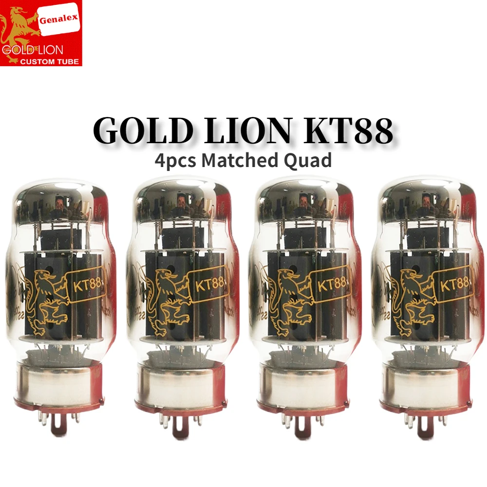 GOLD LION KT88 Vacuum Tube Replace 6550 KT120 EL34 KT66 KT77 KT100 HIFI Audio Valve Electronic Tube Amplifier Kit DIY