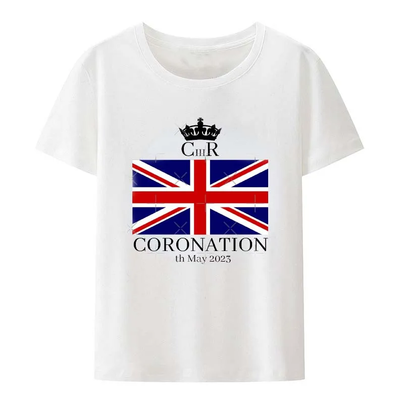 King Charles III T Shirt King Charles 3rd  Short Sleeve Coronation 6th MAY 2023 Celebration T-Shirt Clothes Gift For Men Women