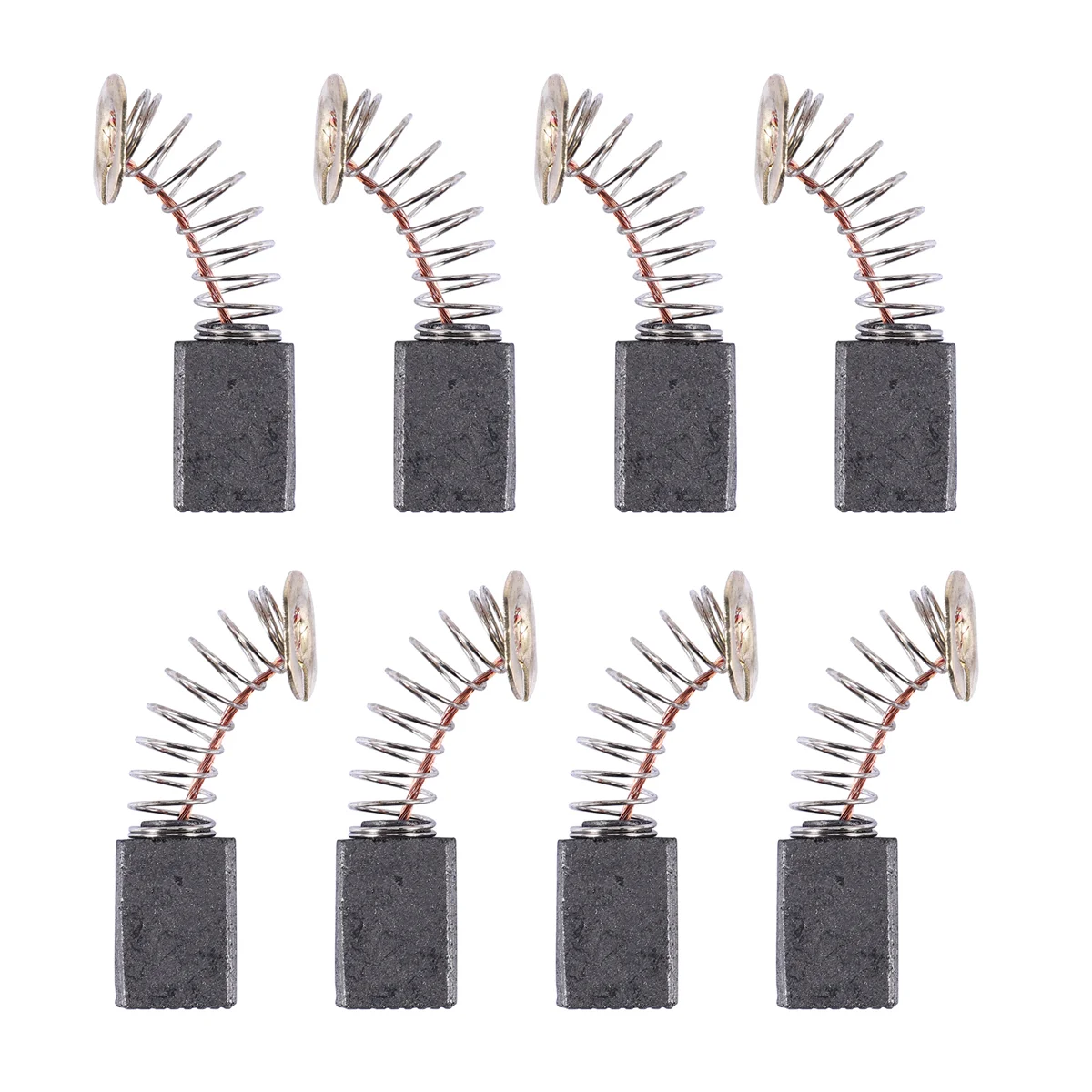 Escovas de carbono para rebarbadora elétrica, 12x9x6mm, CB411, 8 Pcs