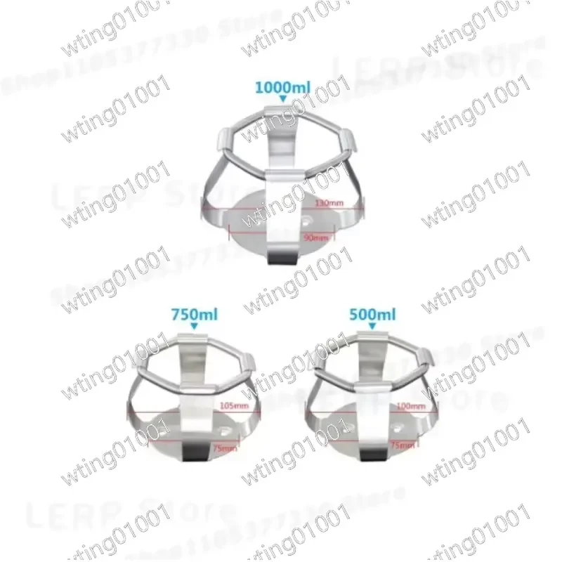 for Lab Shaker Clamp 250ml to 2L Flask Holder Stainless Steel Secure Fixing Bracket for Oscillator Mixer Bottle Stand