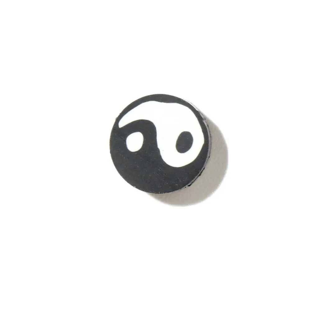 White Necklace Bracelet Soft Pottery Gossip Peace Tai Chi Beads Yin Yang Eyes Loose Beads Needlework Beads DIY Jewelry Making