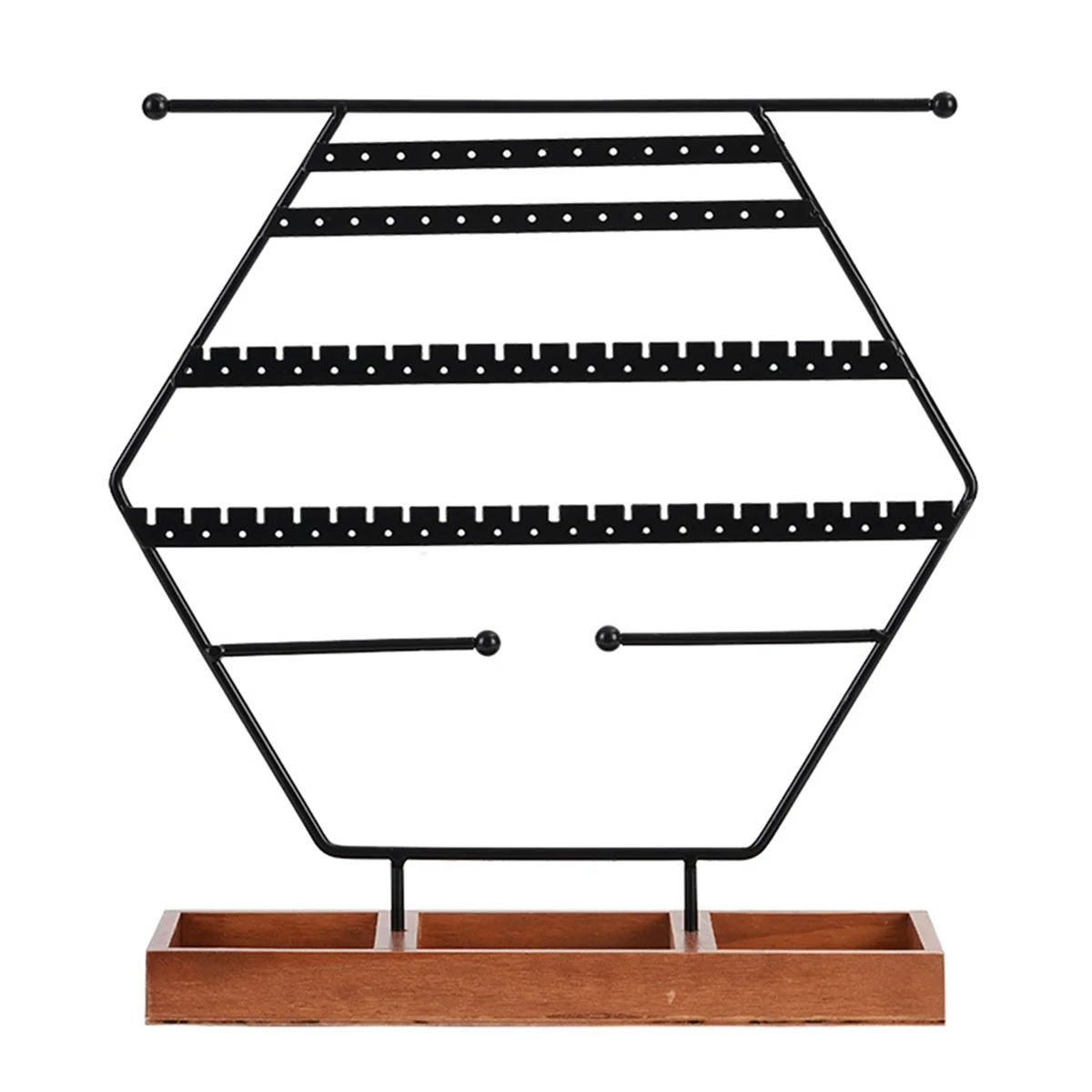 

Simple Version Hexagonal Jewelry Display Rack Jewelry Storage Rack Jewelry Display Rack Earring Storage