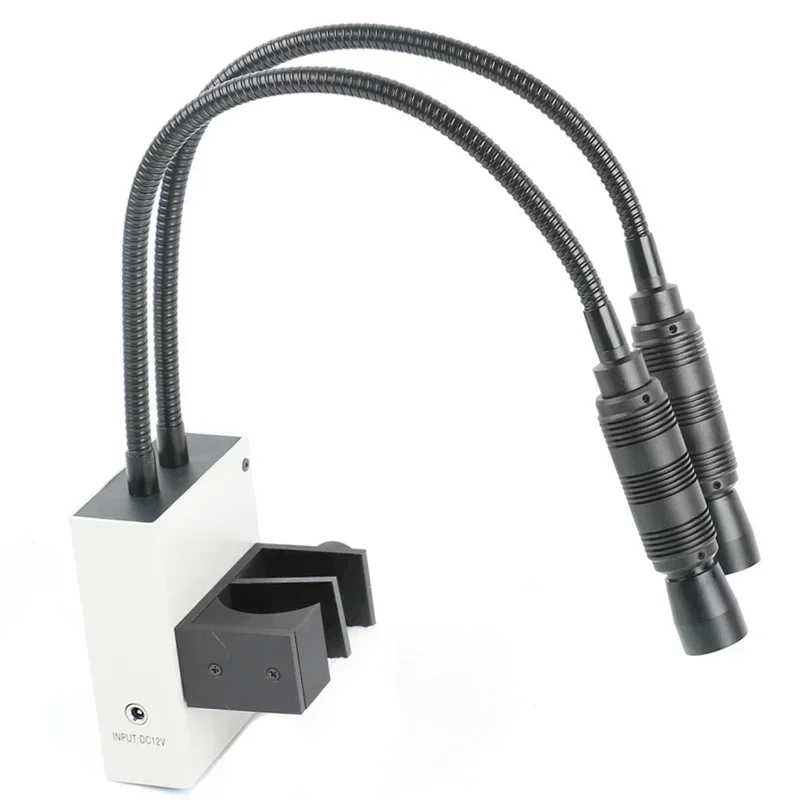 20W 6000K LED Dual Gooseneck Clampable Bracket Adjustable Spotlight Lamp Source Double Head Spotlight for Medical Endoscopesfact