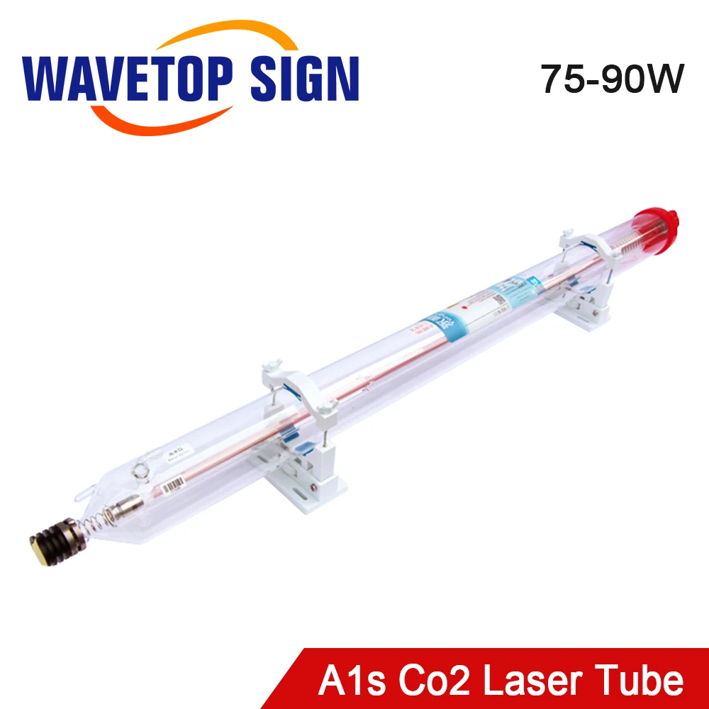 WaveTopSign A1s 75-90W CO2 Laser Ống Gỗ Hộp Đóng Gói Dài 1100 Dia.80mm Cho CO2 Chữ Khắc Laser máy Cắt