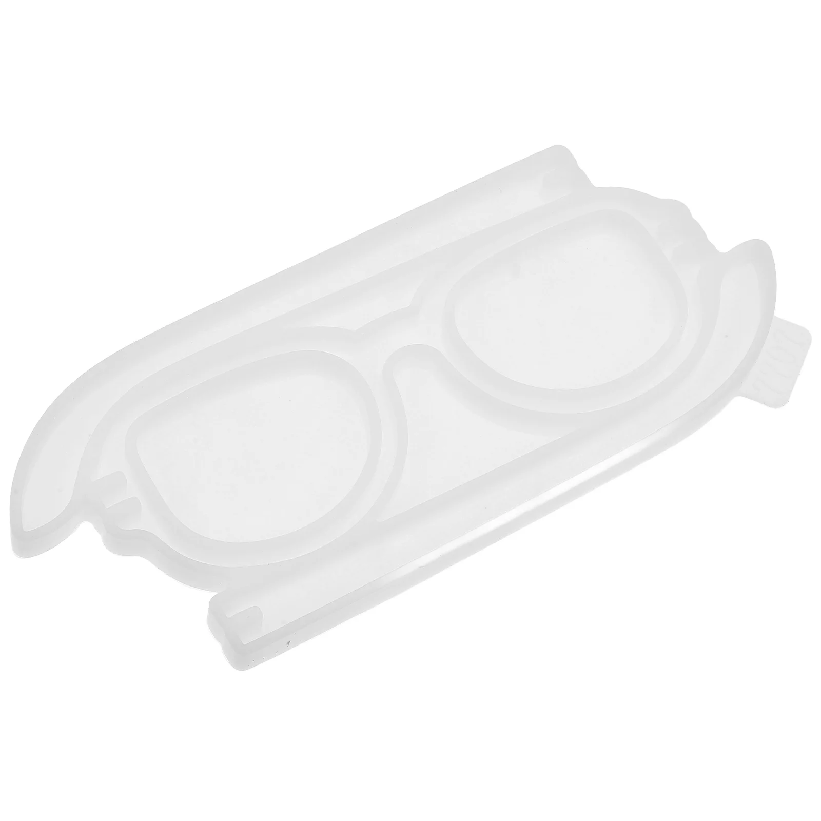 

Crystal Mold Non Stick Silicone Eyeglasses Crafts Epoxy Casting Decor Shaped DIY Tool Flexible Reusable Jewelry Parts