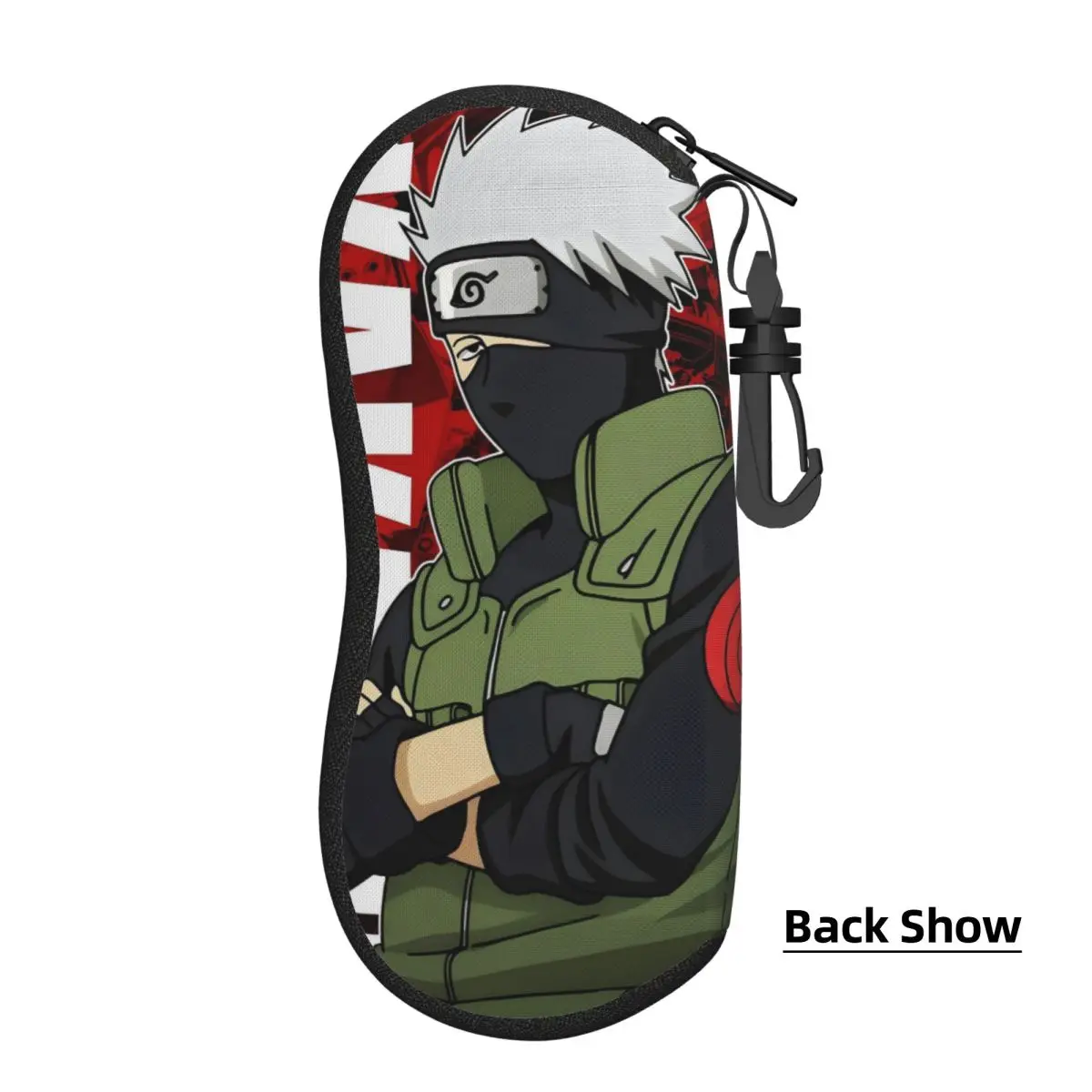 Custom K-Kakashies H-Hatakes Mentor Cartoon Hot Shell Eyeglasses Protector Cases Cute Sunglass Case Glasses Pouch
