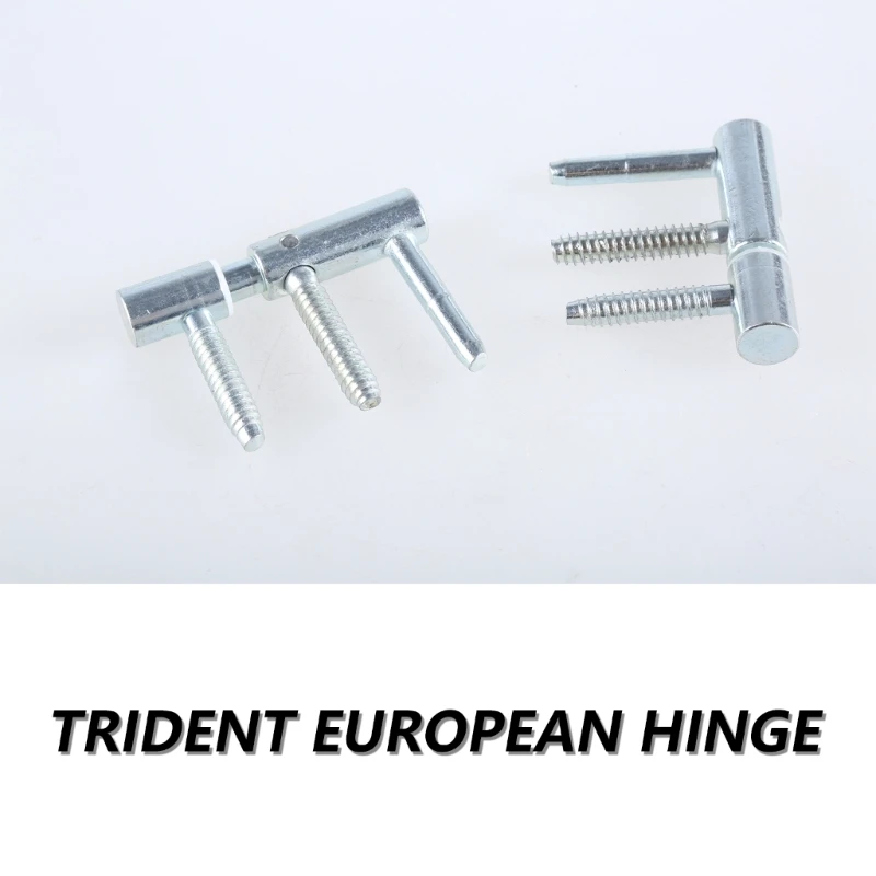 Y166 Industrial Steel Hinges Set Easy Mounting Door Hinges 3 Section Rotates Door Hinges Simple Installation for Timber Door