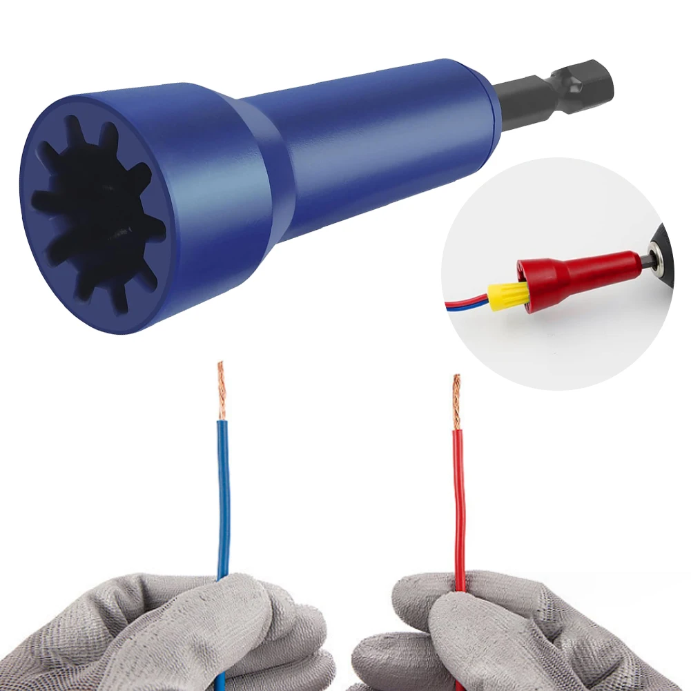 

Electrician Wire Twisting Tool with 1/4 Shank Spin Twisting Wire Connector Sockets Quickly Twister Tools For Power Drill Drivers