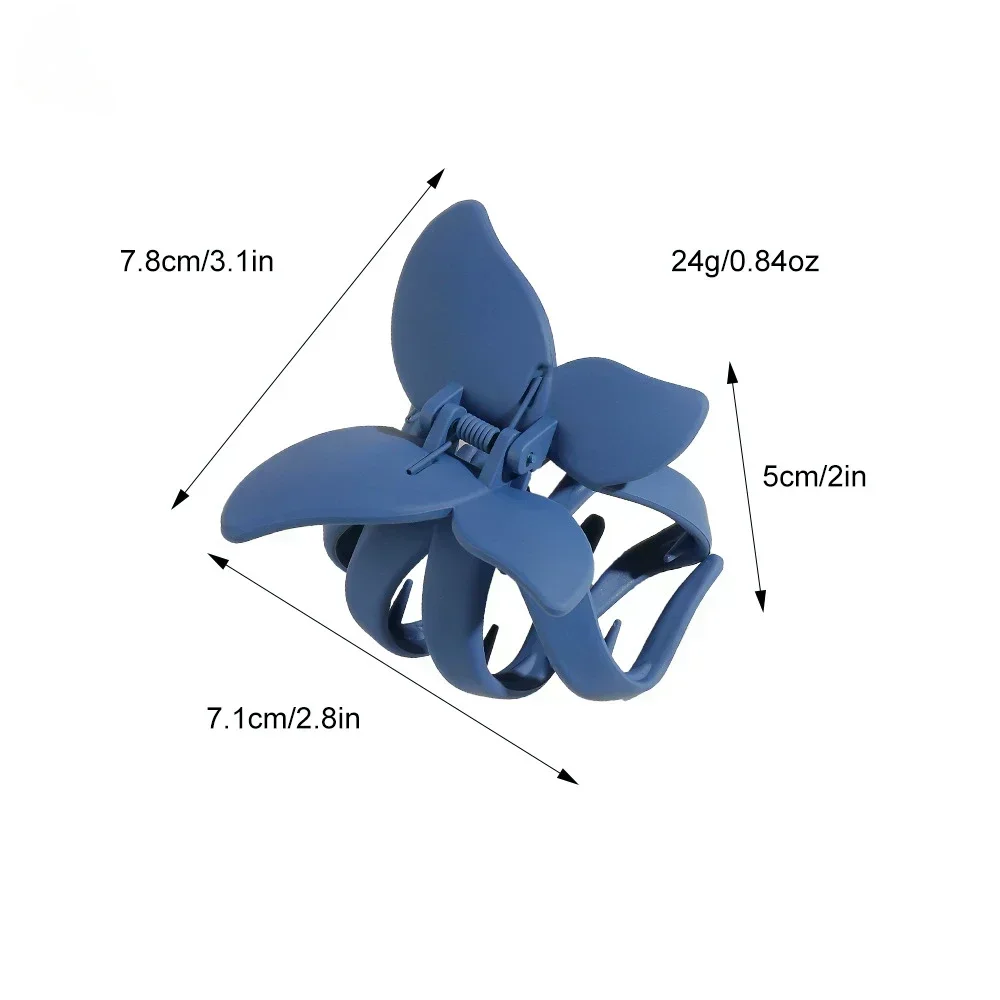 Sweet Frosted Butterfly Hair Clip Women Korean Simple Solid Color Fashion Exquisite Shark Clip for Girls Hair Style Accessories image 5
