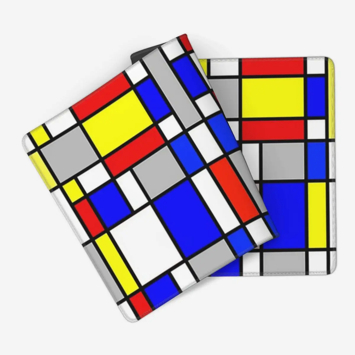 Large Mouse Pad Mondrian Color Blocks Pattern Gamer PC Laptop Mats Keyboard Carpet Computer Gaming Office Accessories Desk Mat