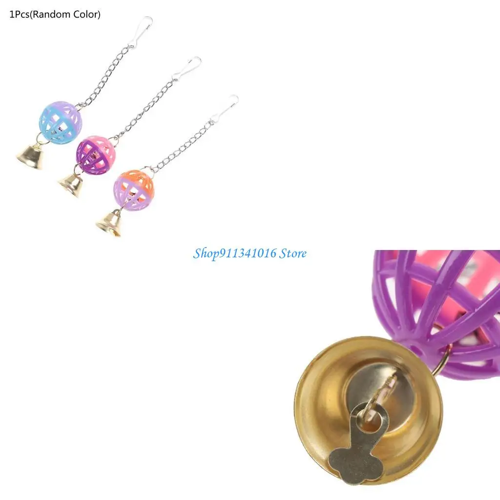 

Bird Ball Toy with Sweet Sound Bells for Pet Cage Suitable for Parakeet Conure