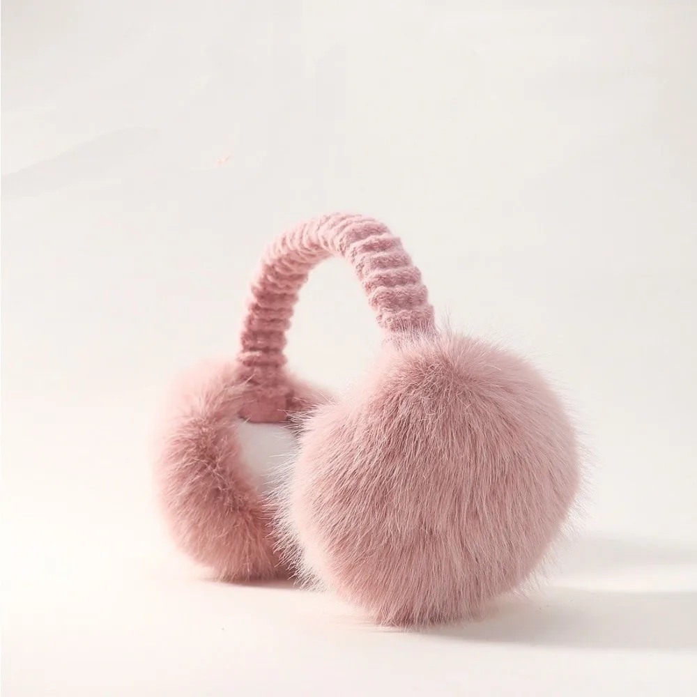 Fashion Warm Winter Earmuffs Faux Fur Soft Earflap Protection Portable Folding Ear Warmer for Men Women