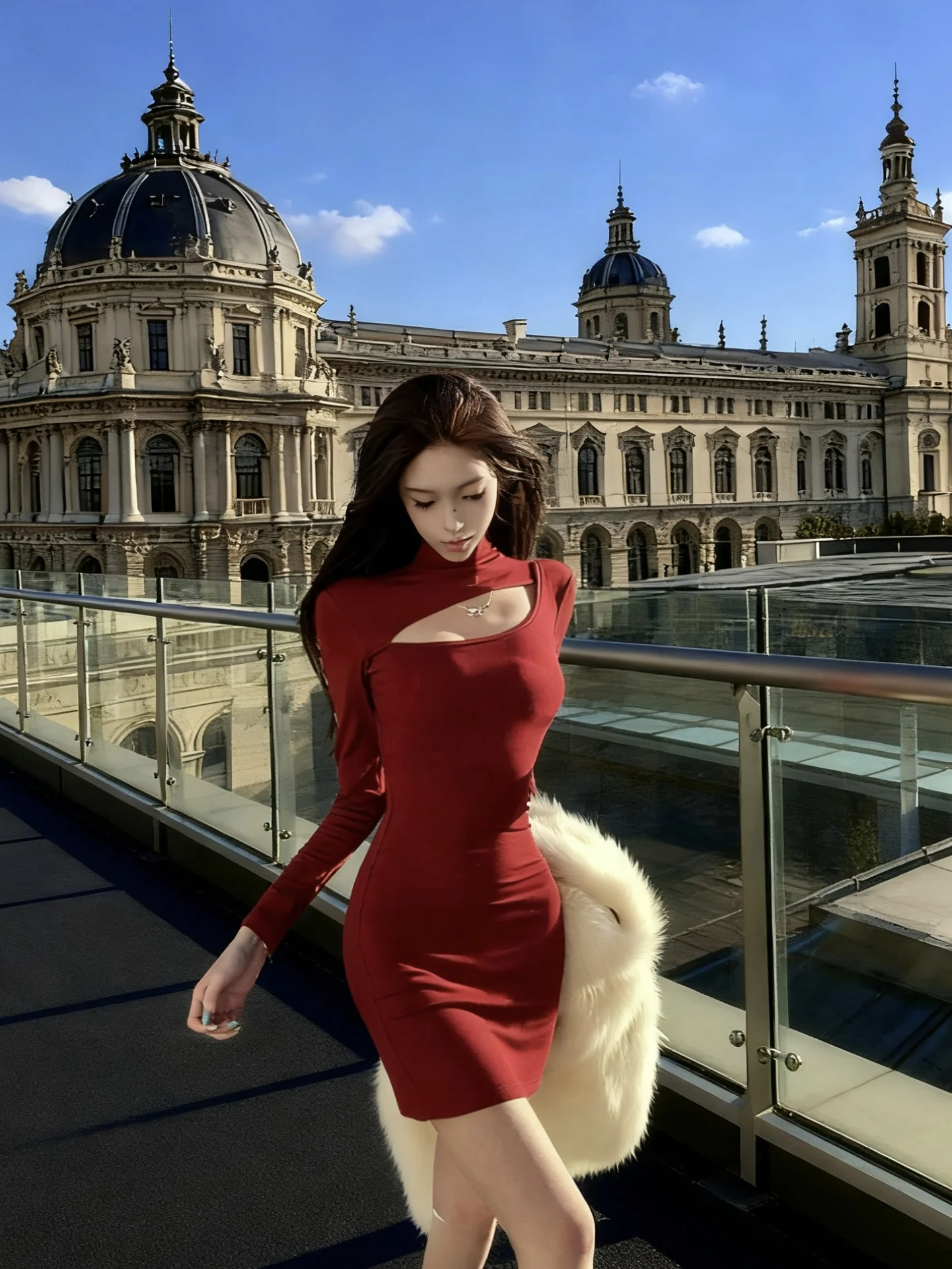 

Оригинальные Tept Cisas Wine Red Deconstructed Hollow out Ba to Body Dr Sexy Sle Long Sve Cotton Faion для взрослых и женщин