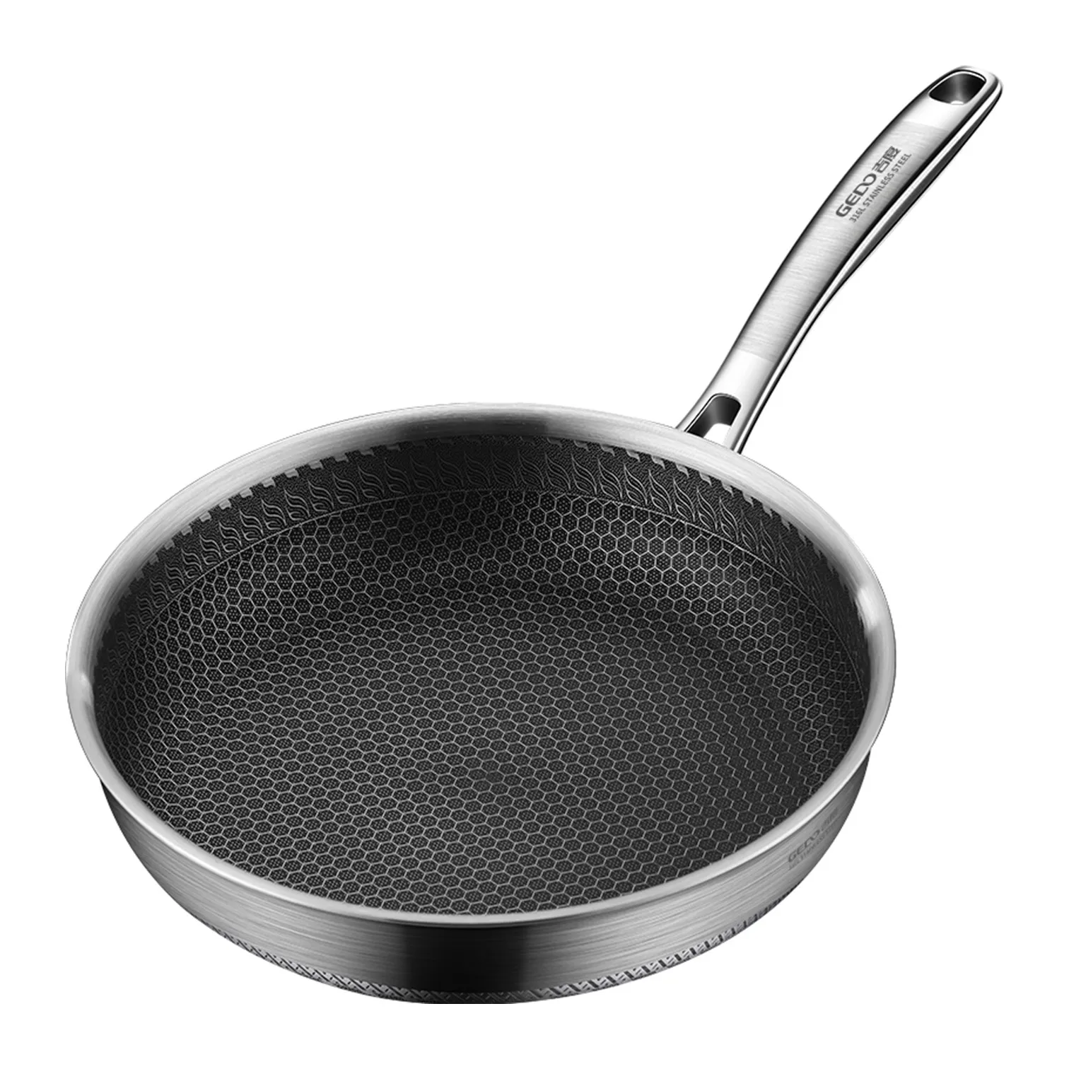 

Сертифицированная по стандарту LFGB антибактериальная кастрюля из нержавеющей стали 316L с антипригарным покрытием, не чернеющая, с крышкой из стекла