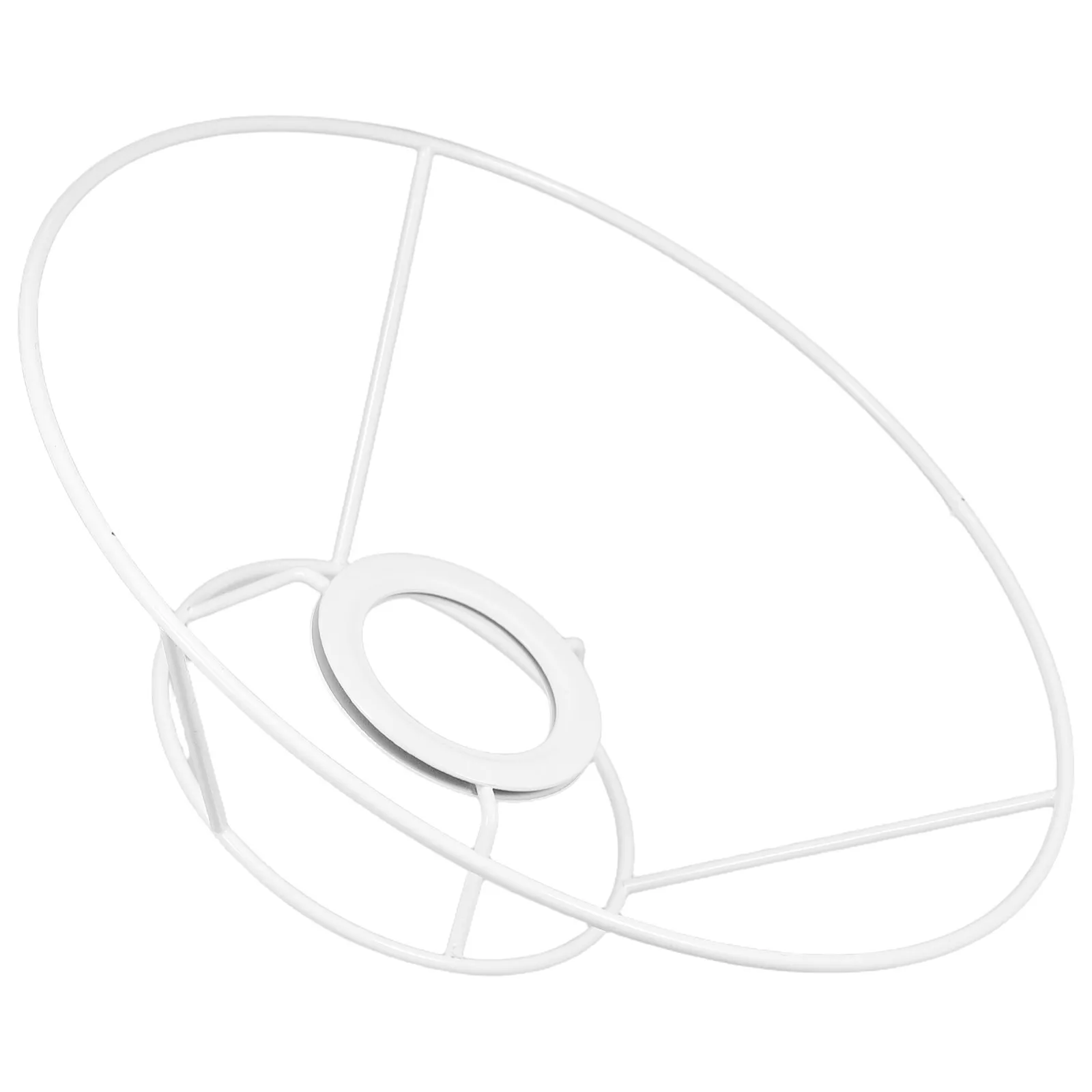 DIY Iron Lamp Shade Frame for Table, Desk, Floor Lamps – Handwoven Wire Support Ring, Replacement Lamp Repair Kit