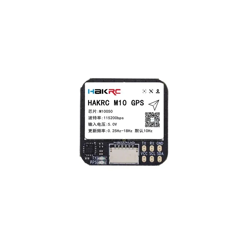 HAKRC M10 GPS BDS GALILEO Geomagnetischer Kompasssensor 5,0 V Eingang QMC5883 für RC Flugzeug FPV Long Range