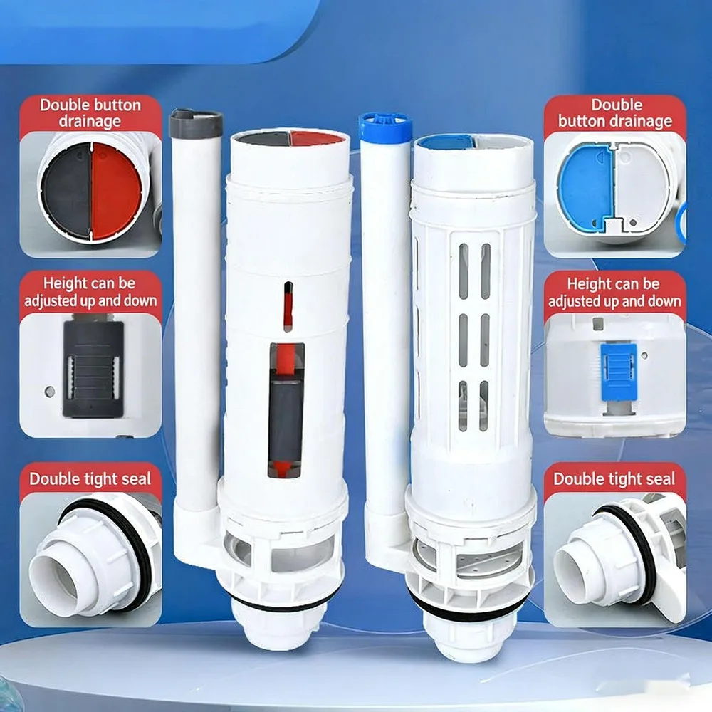 Split Toilet Flush Valve Replacement Old Fashioned Outlet Valve Water Tank Parts For Squat Toilet And Seat Toilet