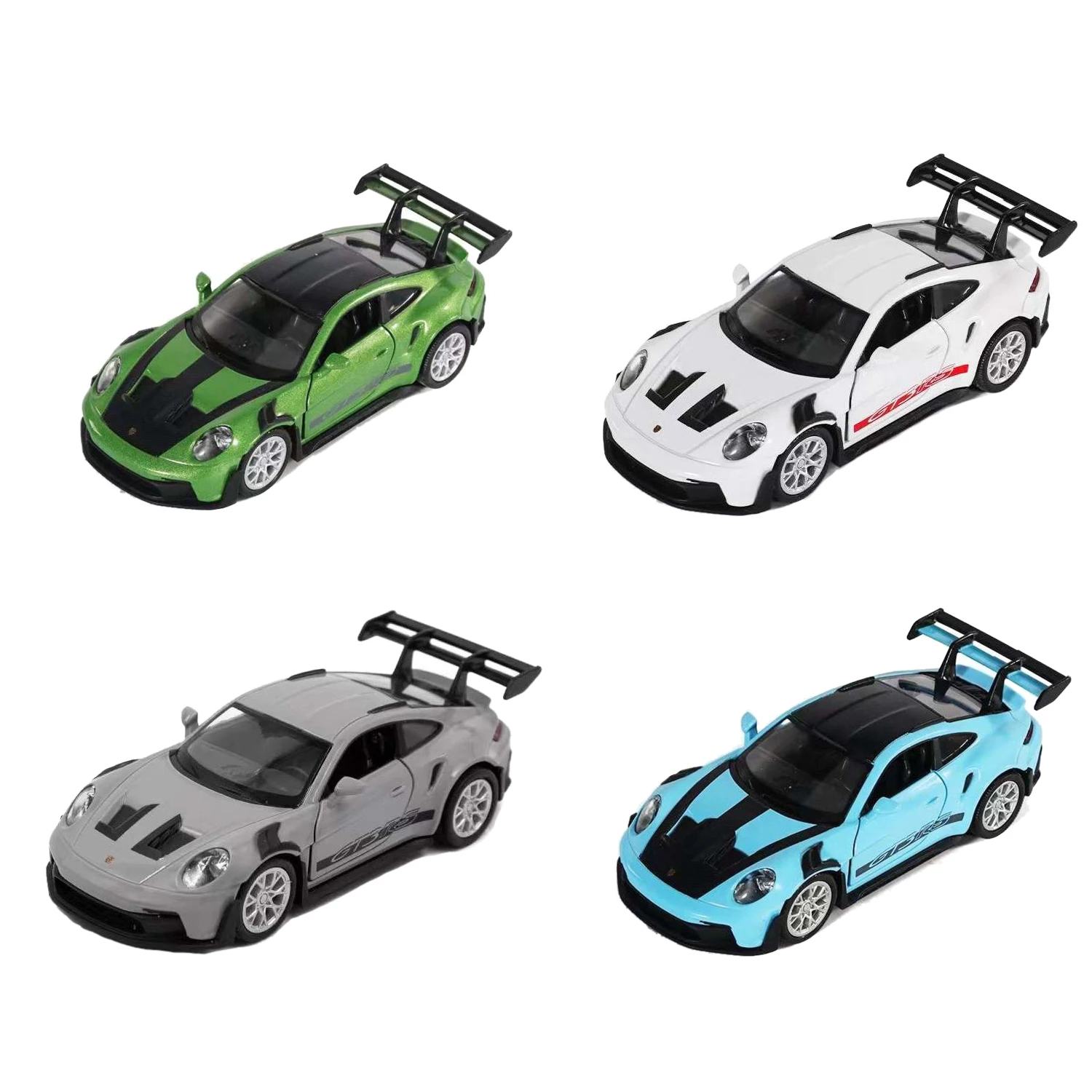 마케다 5인치 1:36 다이캐스트 모델 자동차 포르쉐 911 GT3 RS 스포츠카