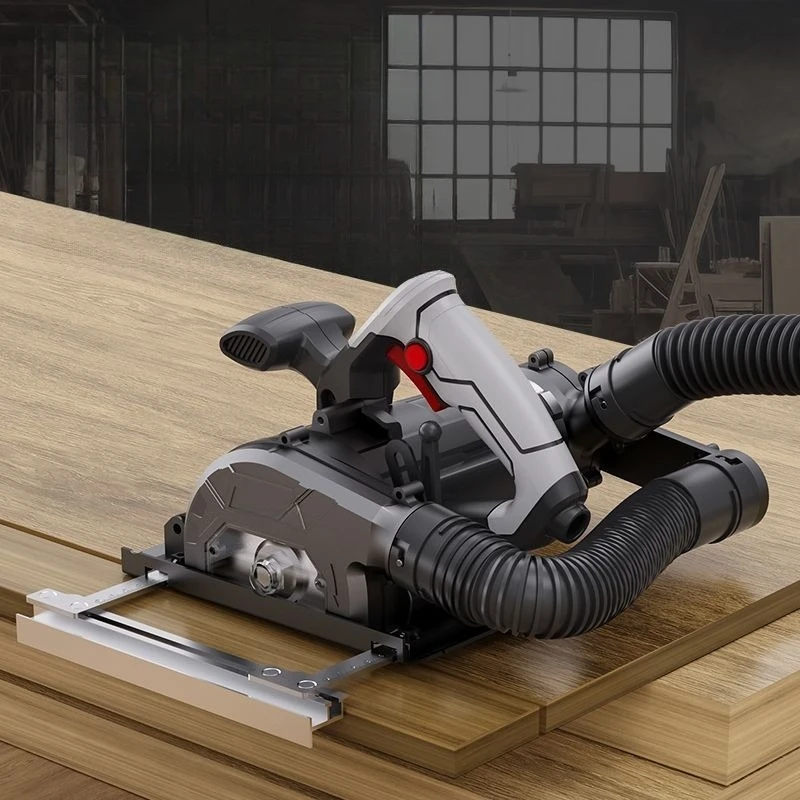 Dustless Handheld Saw 220v Cutter Woodworking Gypsum Board Slotting Handheld Vacuum Dustless Saw Cutting Machine