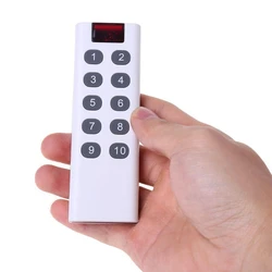 Slimly 433MHz Learning Code Transmitter Digital Remote Controller for Roller Shutter Door, Garage Door, Sliding Door