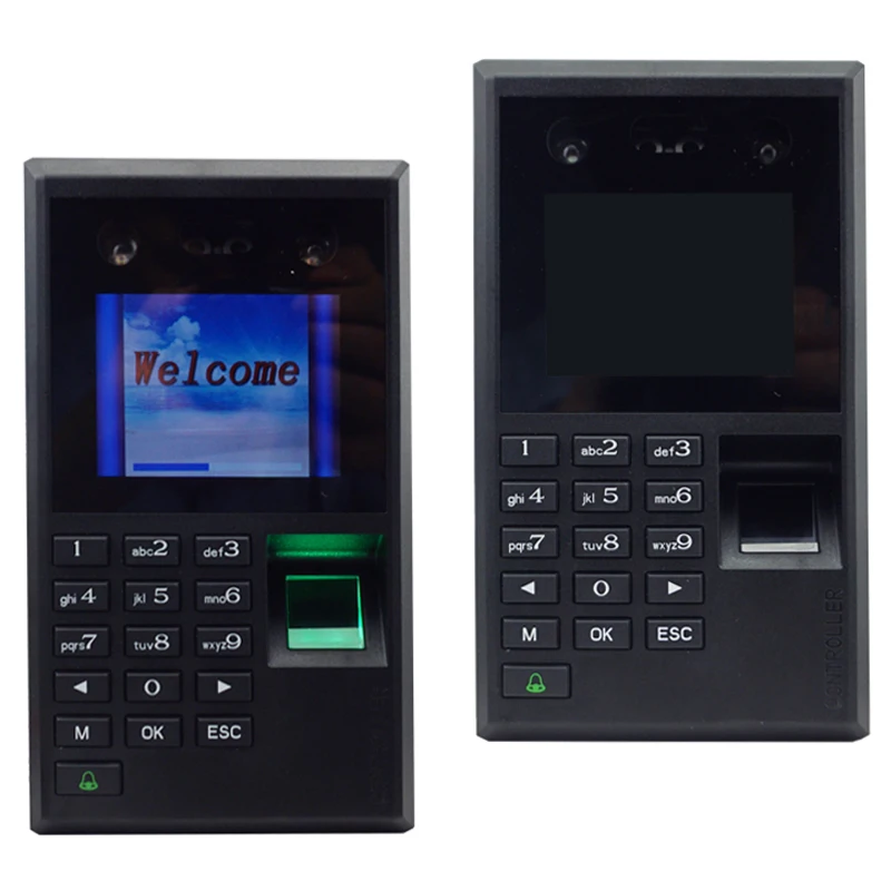 Face Recognition Time Attendance And Access Control All-in-one Machine Support Face,Fingerprint,Codes And Rfid Card