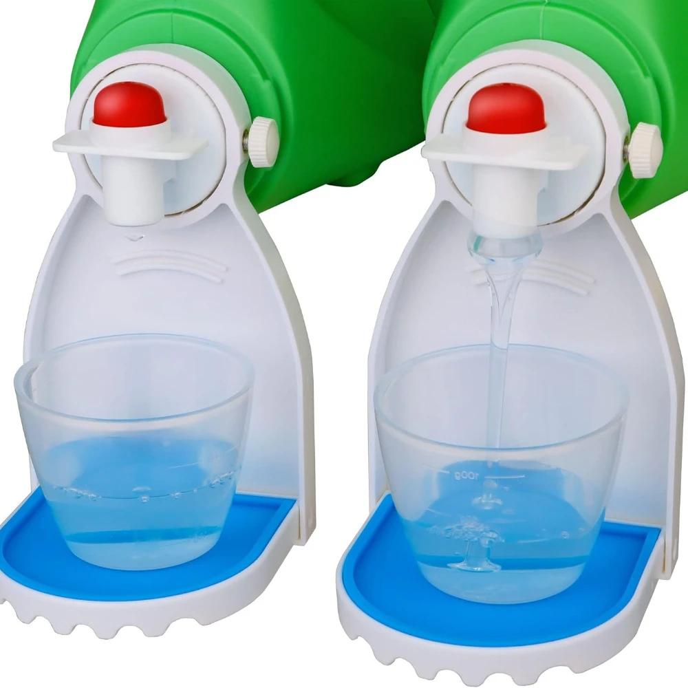 

2pcs Laundry Detergent Dispenser Cup Holder Laundry Cup Drip Soap Dispenser Fabric Softener Gadget Under Tub Liquid Container