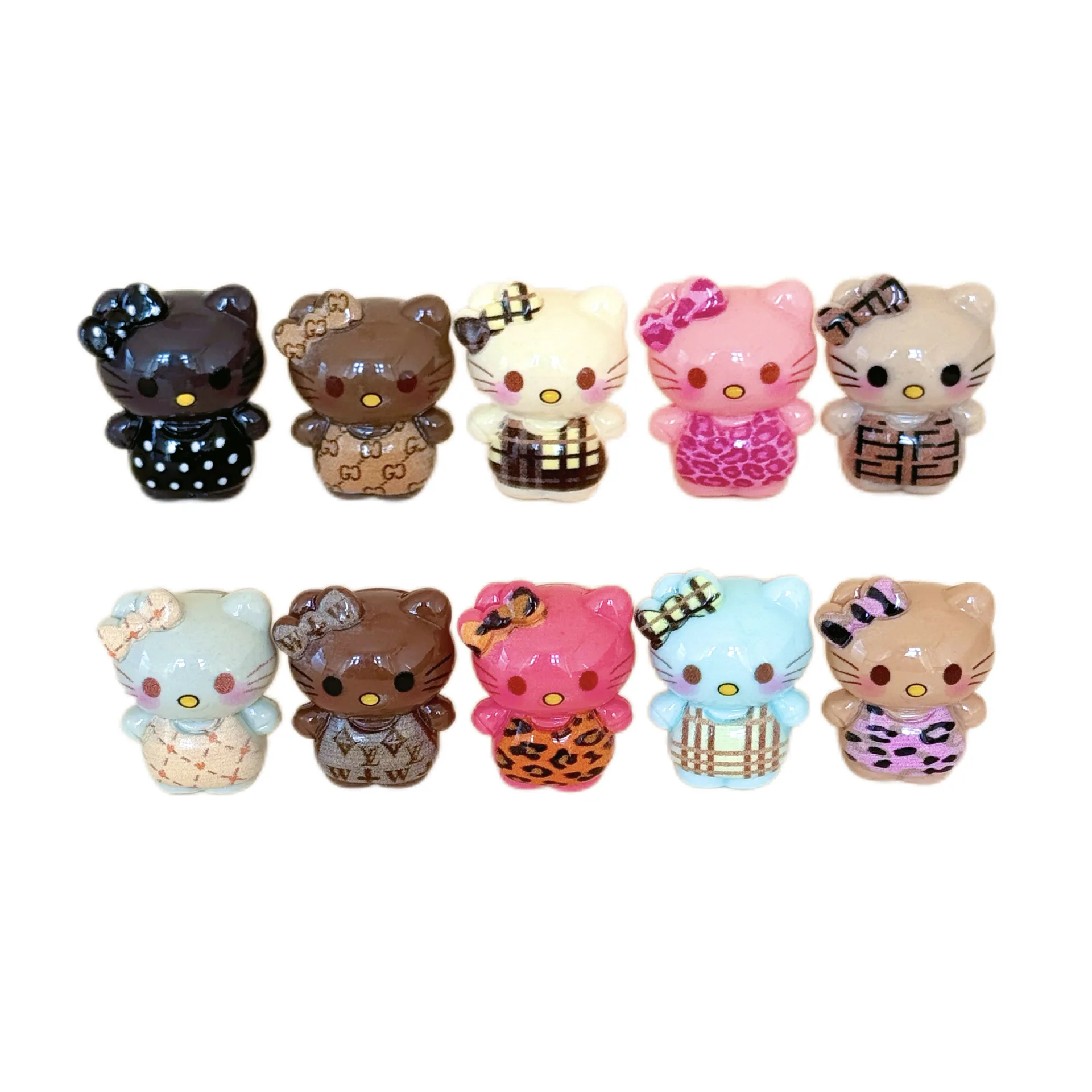 أسود ليوبارد طباعة KT صندوق أعمى الساحرة مطرز DIY بها بنفسك دلاية مجوهرات كيرينغ الحلي مكتب أو زينة السيارات الراتنج Accessori #6