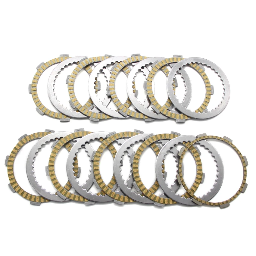 Motorcycle Friction Clutch Plates For Honda VFR400 NC21/24 VF500C Magna V30 VF500F RF400 GK78A RV400 RP RR GSX400 Impulse Type S