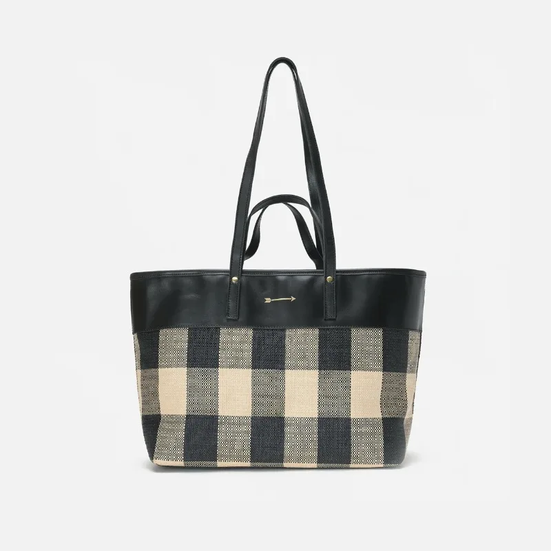 

Brand Tote Bag Simple Ladies Fashion Tote Shoulder Handbag Large Capacity Women New Bag 2025